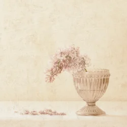 Vintage Flieder Vase