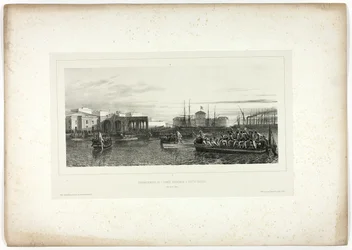 Die französische Armee landet in Civita-Vecchia, 25. April 1849, aus Souvenirs d’Italie: Expédition de Rome