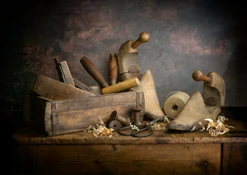 Vintage-Schusterwerkzeuge