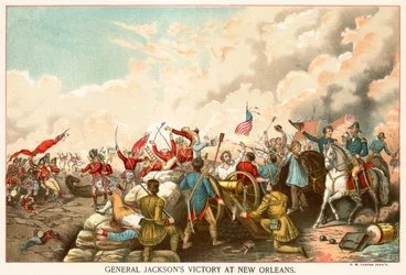 General Jacksons Sieg bei New Orleans