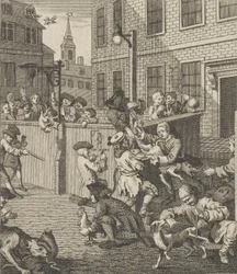 Die erste Stufe der Grausamkeit, ca. 1800