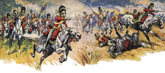 "Auf sie, Greys!" Der Angriff der Union (Kavallerie) Brigade in der Schlacht von Waterloo