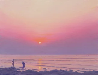 Abenddämmerung in Kochi