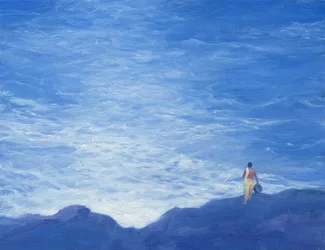 Keralanische Fischerin