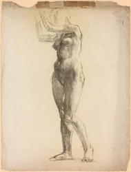 Studie einer weiblichen Figur