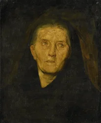 Die trauernde Witwe