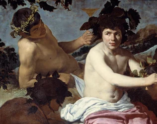 Der Triumph des Bacchus oder „Die Betrunkenen“ (Detail)