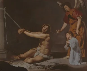 Christus nach der Geißelung, betrachtet von der christlichen Seele, ca. 1628-9