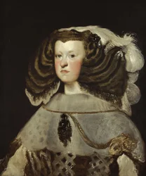 Porträt von Mariana von Österreich, 1634-1696