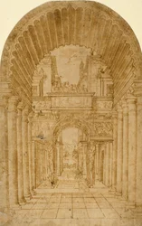 Perspektivische Szenerie