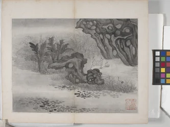 Album mit Landschaftsgemälden