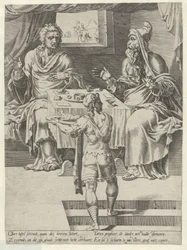 Mahlzeit des Gottesmannes und des alten Propheten