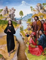 Johannes der Täufer predigt, 15. Jahrhundert