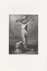 Maria Magdalena am Kreuz