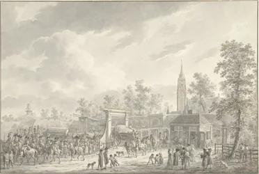 Der Abzug der Garnison von Amersfoort im Jahr 1790