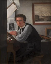 Porträt des Kupferstechers Carl Edvard Sonne