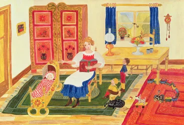 Mutter mit Kindern