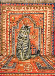 Die Teppich-Katze