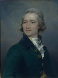 Porträt des Dichters Ivan Ivanovich Dmitriev 1760-1837