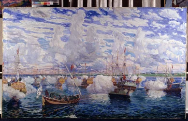 Die Flotte von Peter I. von Russland (der Große)