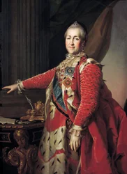 Katharina die Große, Kaiserin von Russland, 1782.