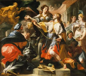 Salomo betet einen heidnischen Gott an