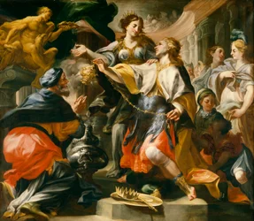 Salomo verehrt die heidnischen Götter, ca. 1695-1700