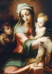 Madonna und Kind mit dem kleinen Johannes dem Täufer