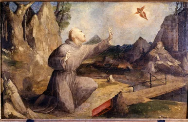 Der heilige Franziskus empfängt die Stigmata