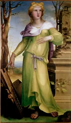 Tanaquil, Ehefrau von Tarquinius dem Älteren, König von Rom. Nach dem Tod ihres Mannes sicherte sie die Nachfolge ihres Schwiegersohns Servius Tullius