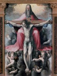 Triptychon der Dreifaltigkeit (Detail)