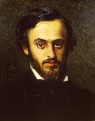 Porträt von Emilio Villari 1836-1904, 1855-1858