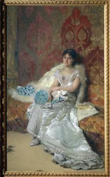 Porträt von Frau Theresa Oneto Maglione