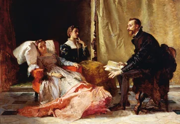 Torquato Tasso liest Eleonora d
