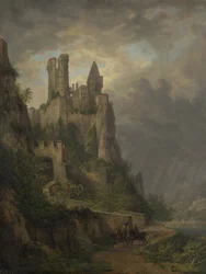 Die Vautsburg am Mittelrhein