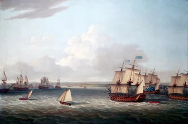 Siebenjähriger Krieg (1756-1763): Die britische Flotte lief am 21. August in den Hafen von Havanna (Kuba) ein