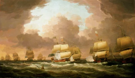 Die Schlacht von Quiberon Bay, 20. November 1759