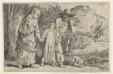 Christus kehrt mit seinen Eltern aus dem Tempel zurück