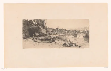 Havengezicht te Boulogne-sur-Mer