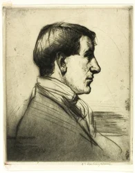 Drypoint Nummer Vier: Porträt