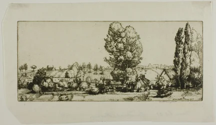 Landschaft, Poigny