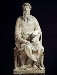 Johannes der Evangelist. Marmorskulptur
