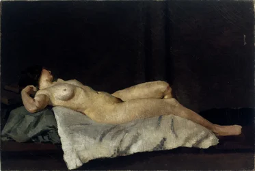 Weibliche Figur, die auf dem Rücken liegt, 1912