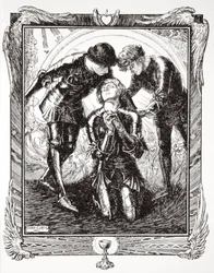 Dann gingen sie zu Sir Galahad, 1905