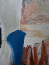 Abstrakte blaue Erdformen