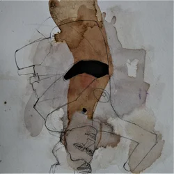 Abstrakte menschliche Figur