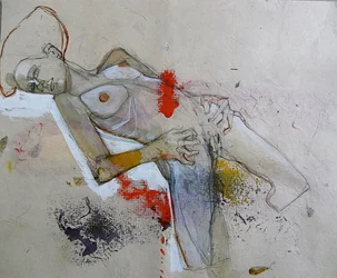 Abstrakte Liegende Figur