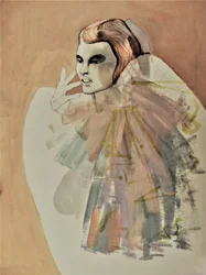 Elegantes Modeporträt