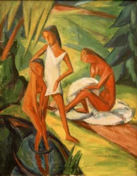 Drei Mädchen am Wasser I