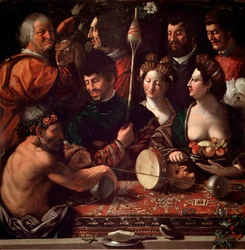 Bambocciata (burleskes Gemälde). Hexerei oder Allegorie des Herkules